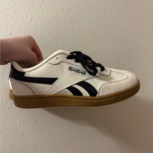 Reebok Ladies Cream and Black Sneakers